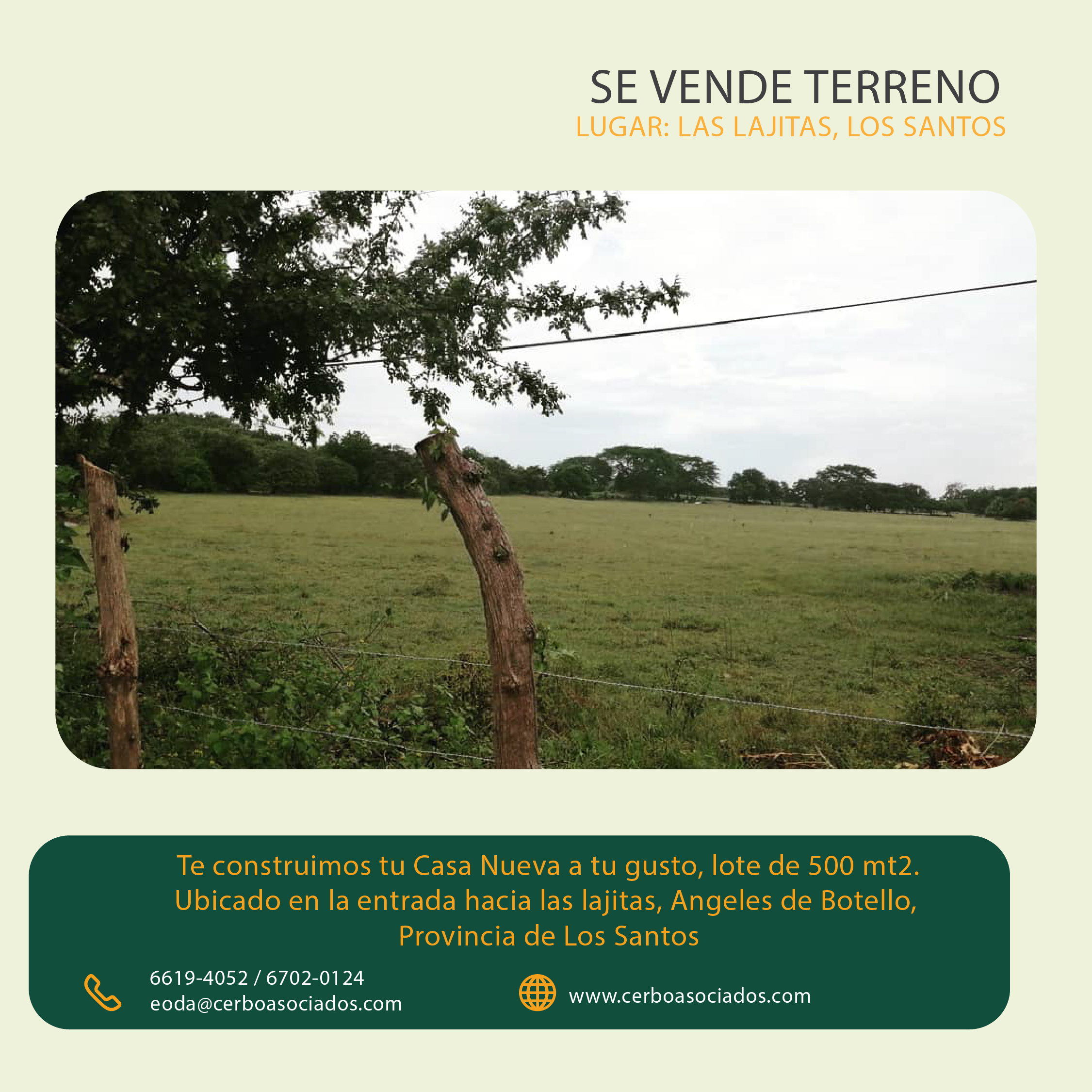 Terreno en Las Lajitas